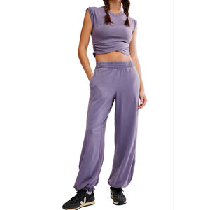 Free People Hot Shot Crossover Set NWT Sz Large Graphite FP Movement Athleisure